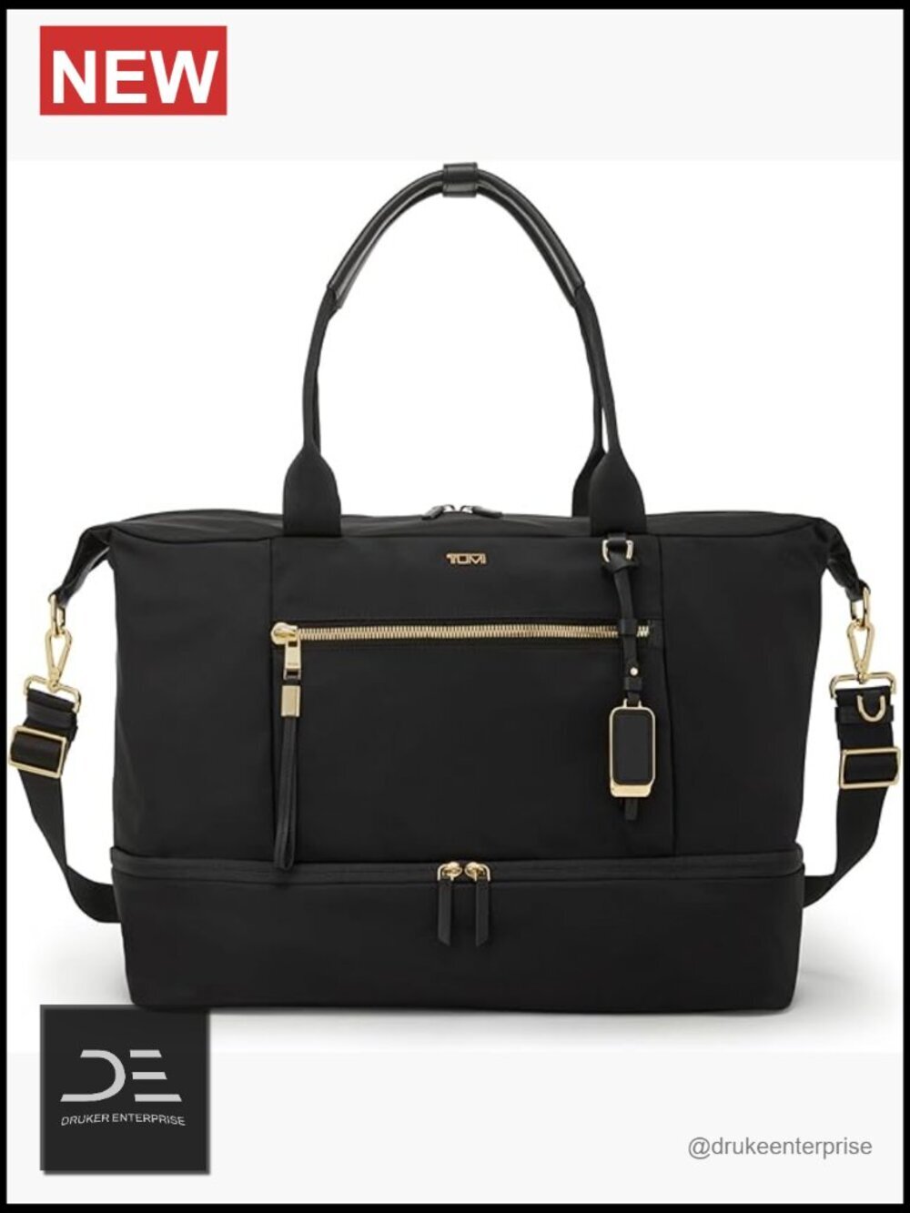 Weekender Travel Duffel with Laptop Compartment, Detachable Strap, Quick-Zip